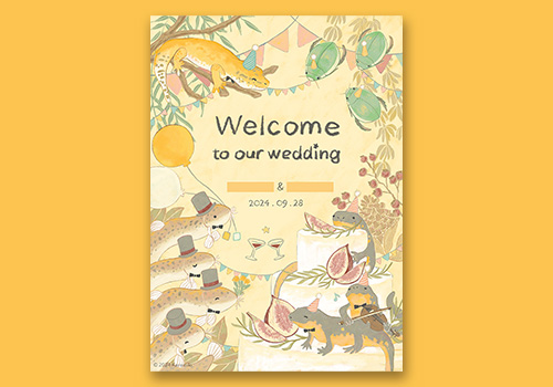 ウェディングウェルカムボード