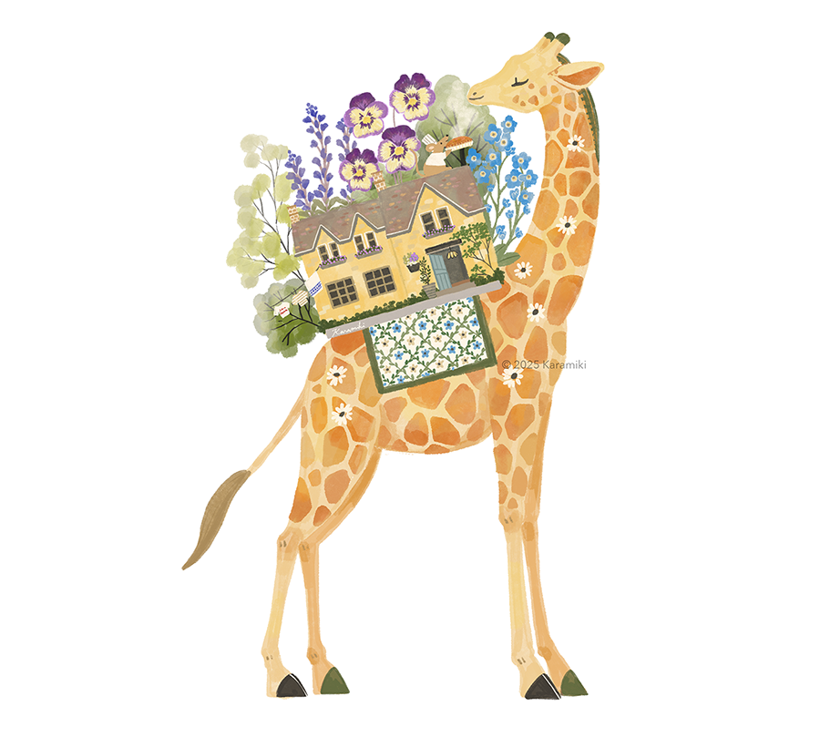 キリンの引っ越しやさんイギリス